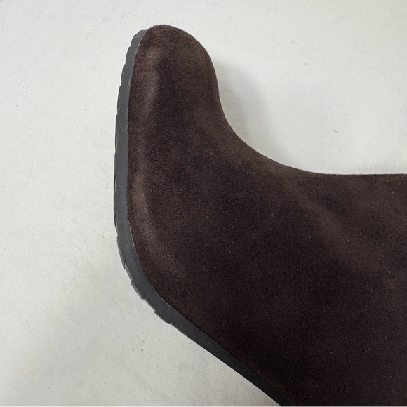 NINE WEST Genuine Suede Leather Slouchy High Heel Slouch Boot 8 - Picture 11 of 16